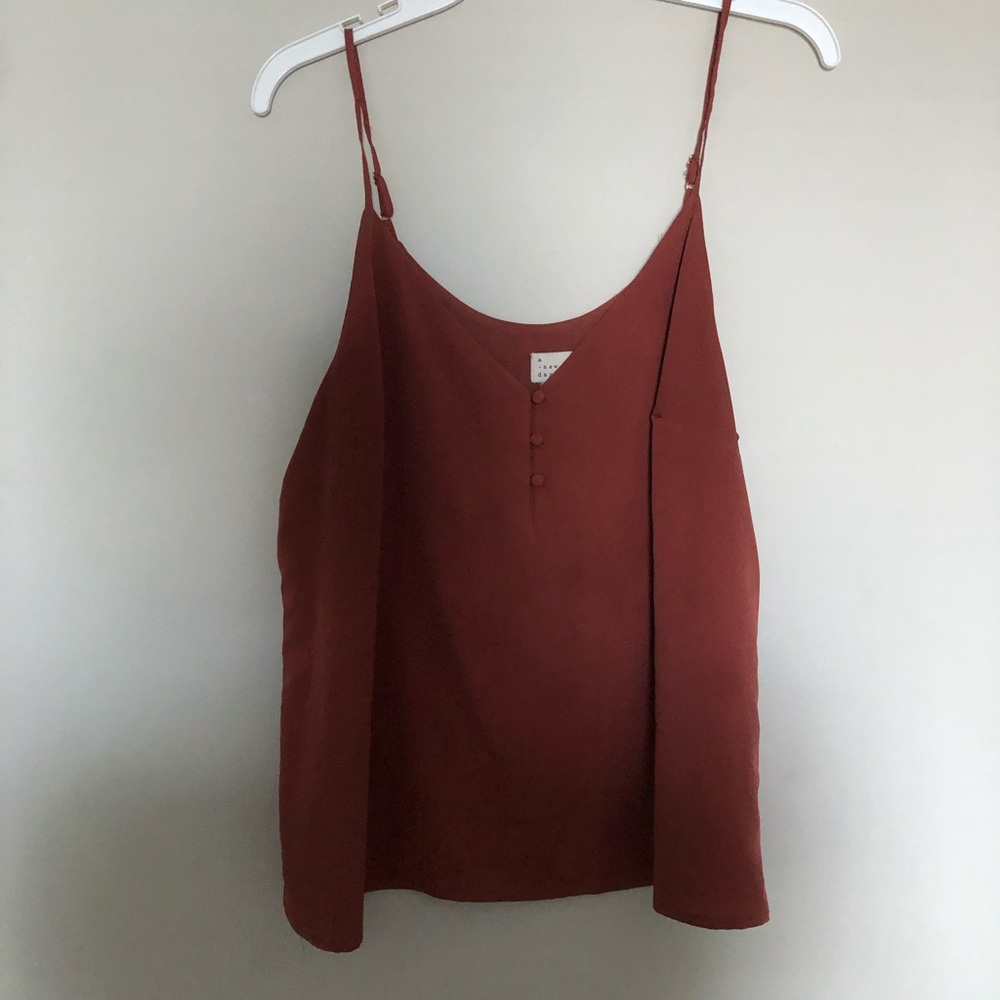 Burnt orange tank top